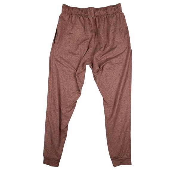Nike Dri Fit Men’s Brown Heathered Workout Athletic jogger Sweat Pants Size M - Picture 2 of 4